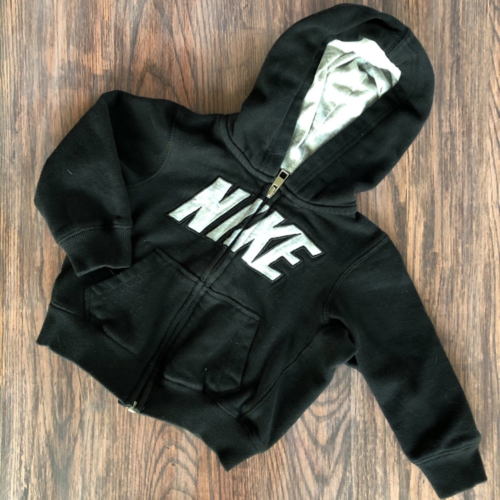 Boys Nike Zip-up Hooded Sweatshirt
